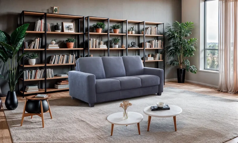 DIVANO LETTO TURCHESE 