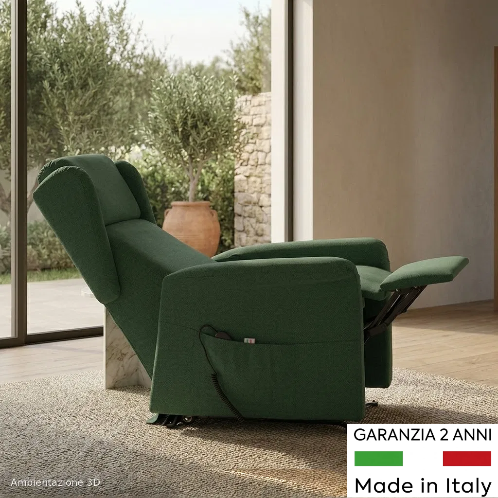 Poltrona Mod. 900 Relax Elettrica Alzapersona 2 Motori - dettaglio prodotto