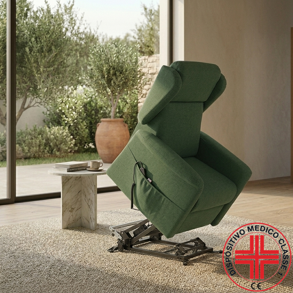 Poltrona Mod. 900 Relax Elettrica Alzapersona 2 Motori - foto aggiuntiva 2